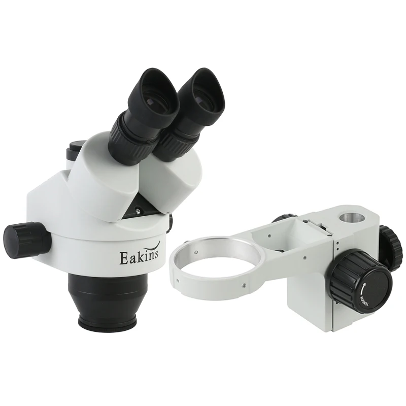 Trinocular Stereo Microscope 7X-45X - 7X-45X Simul-Focus Parfocal Continuous Zoom Trinocular