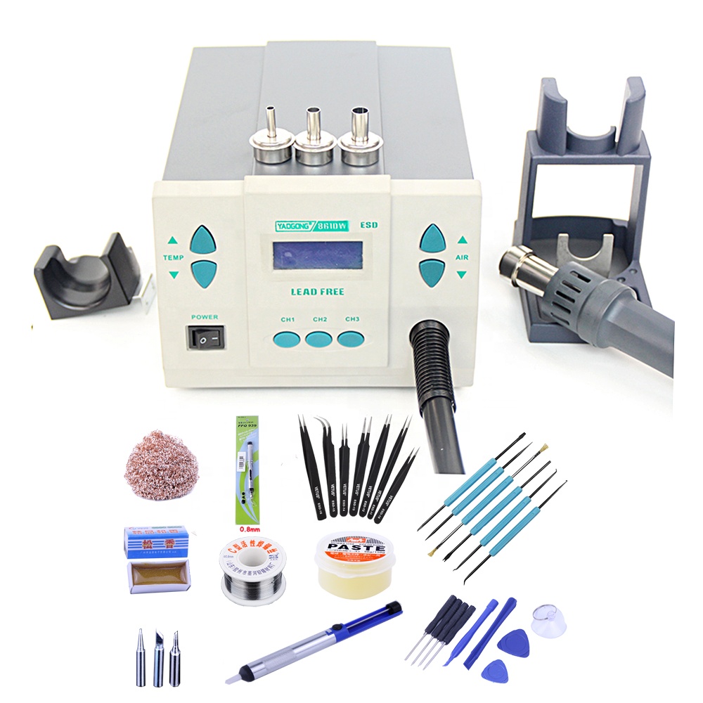 Hot Air Rework Station 861Dw - Digital Display Electric Soldering Irons +