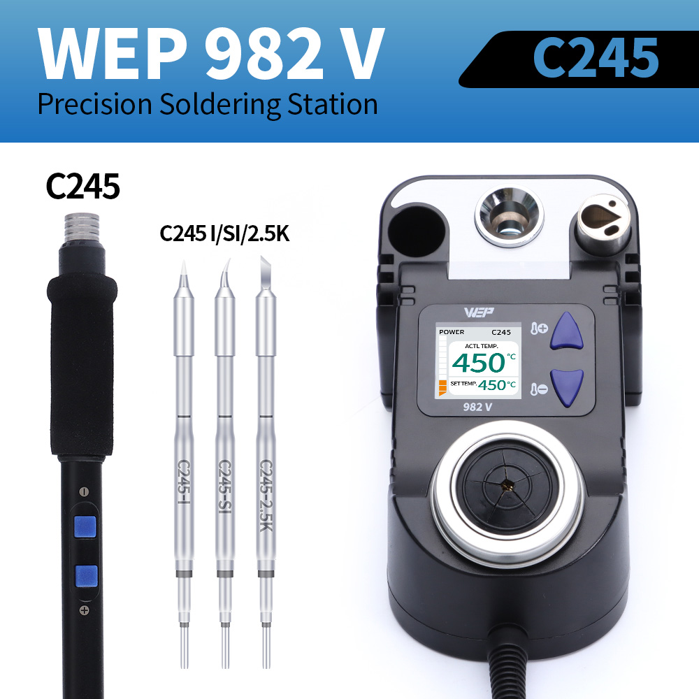 C210 Precision Soldering Station - WEP Precision Soldering Iron Kit C210