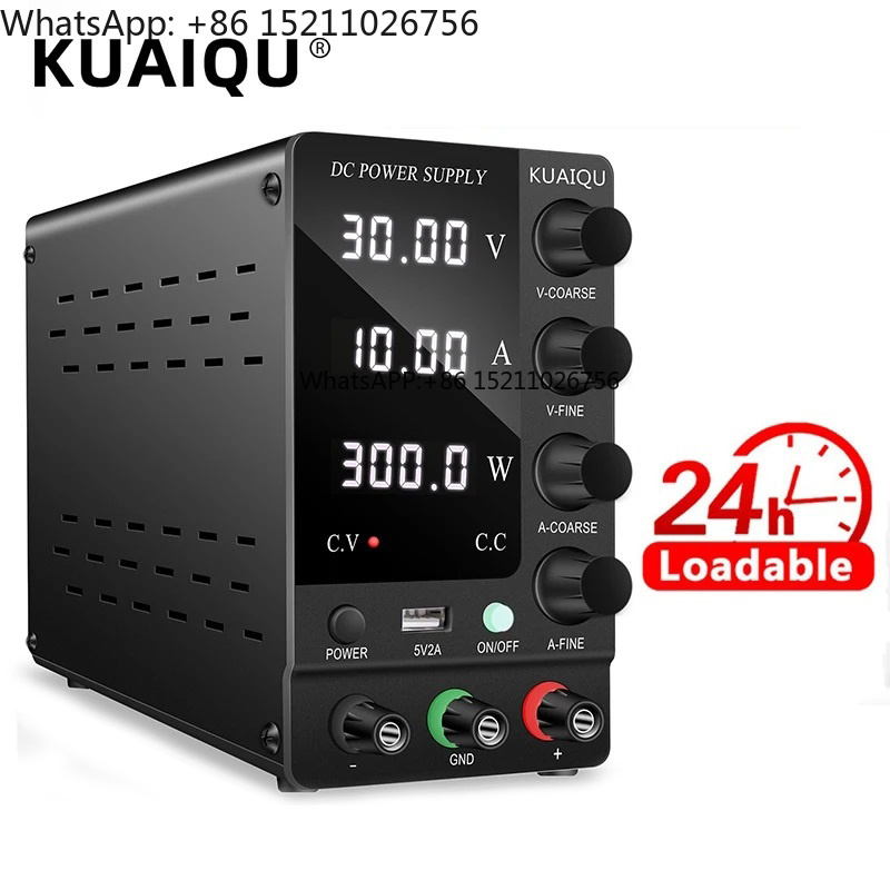 High Precision Dc Power Supply 30V 10A - NICE-POWER SPS-C3010 Black 30V 10A High