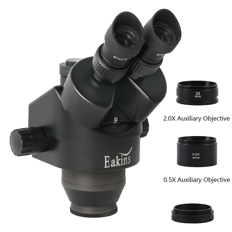 Trinocular Stereo Microscope 7X-45X - 3.5X 7X 45X 90X Simul-Focus Trinocular