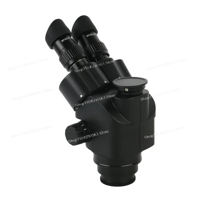 Trinocular Stereo Microscope 7X-45X - Industrial Lab Trinocular Simul-focal Stereo Microscope