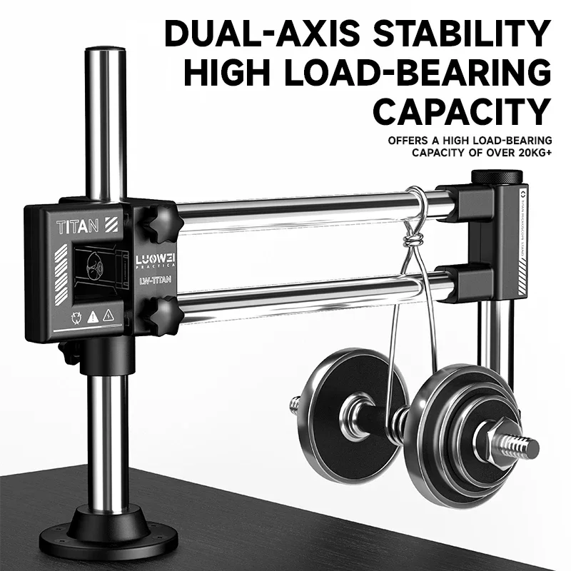 Articulating Arm Boom Stand Microscope - LUOWEI LW-GK02 Biaxal Double Boom Microscope