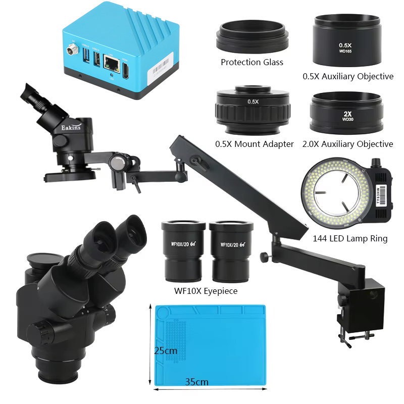 Simul-Focal Industrial Microscope 4K Hdmi - UHD 4K IMX334 HDMI Digital Video