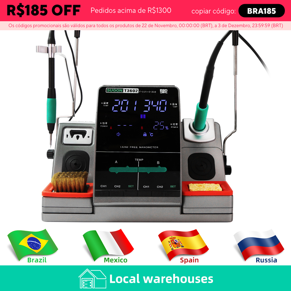 Infrared Bga Rework Station - 2 in 1 Soldering Station LCD