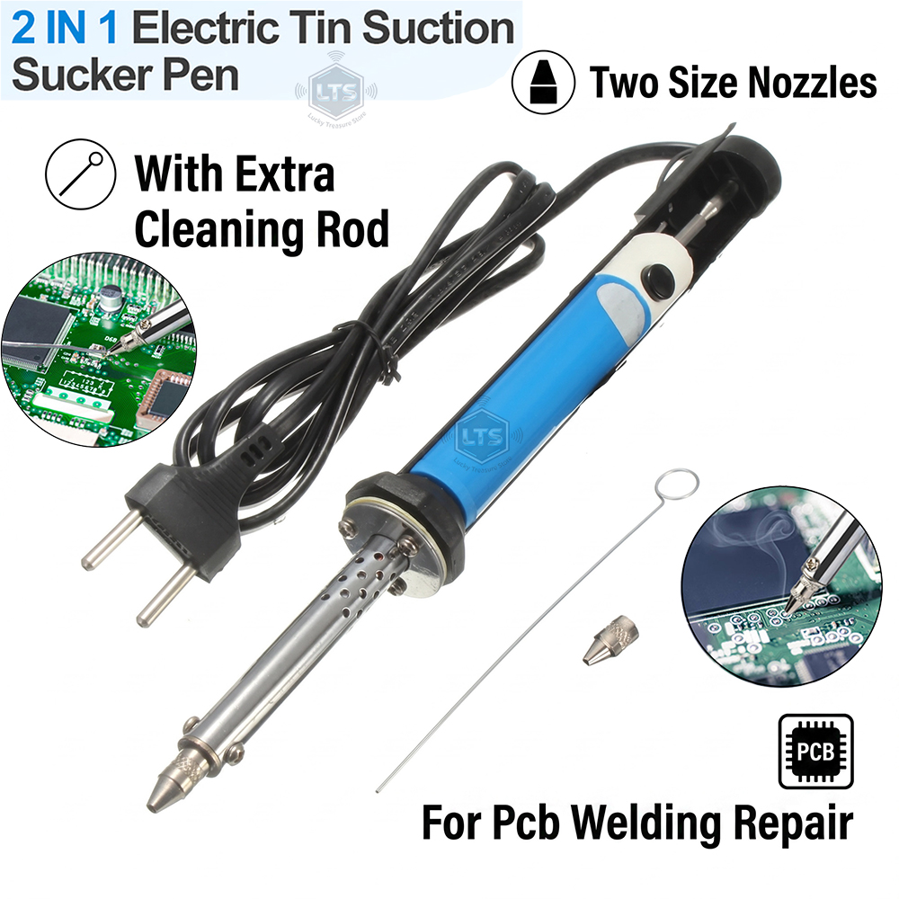 Desoldering Pump Electric Vacuum Station - US 110V EU 220V Electric Tin