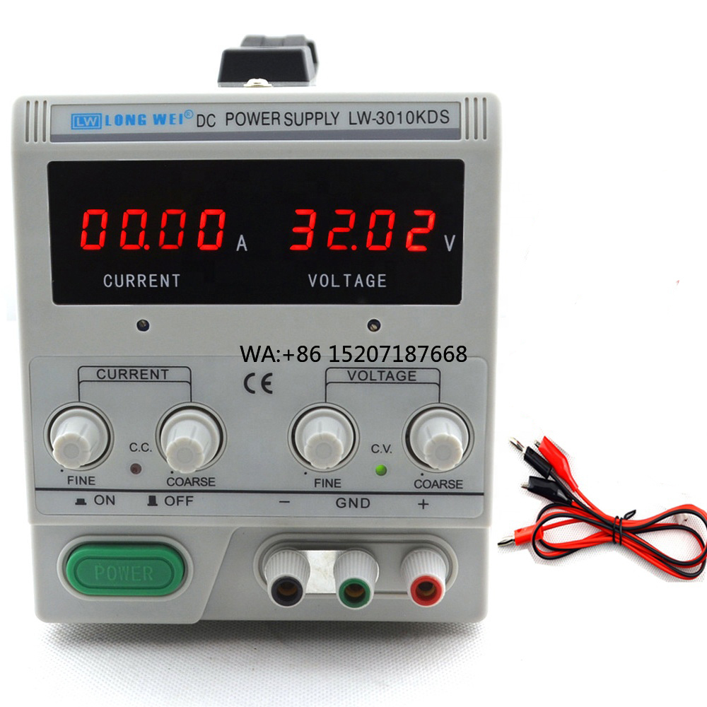 High Precision Dc Power Supply 30V 10A - High Precision 4 Digits DC Regulated
