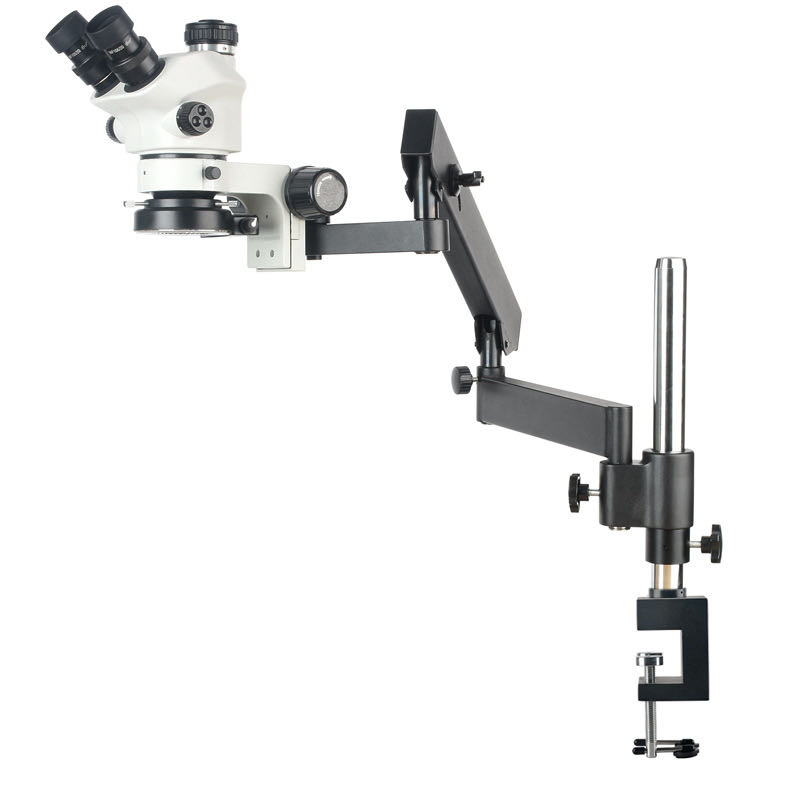 Articulating Arm Boom Stand Microscope - Flexible Articulated Arm Large Movement Boom