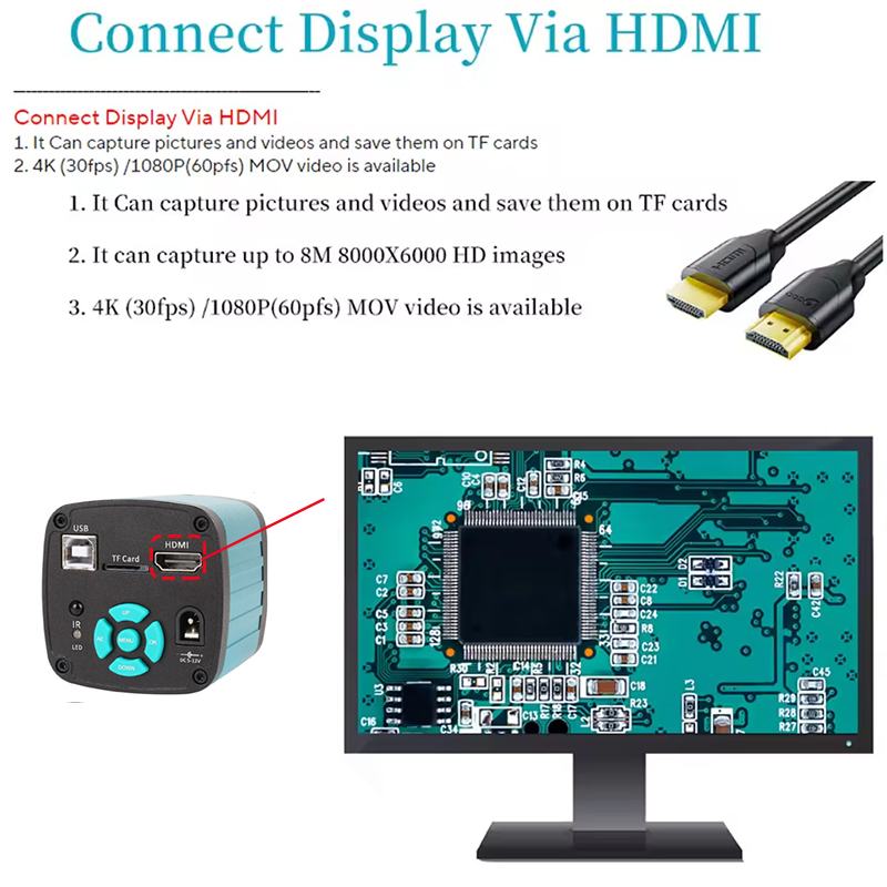4K Professional Electronic Mic - 4K Microscope Camera Sony Sensor review and price
