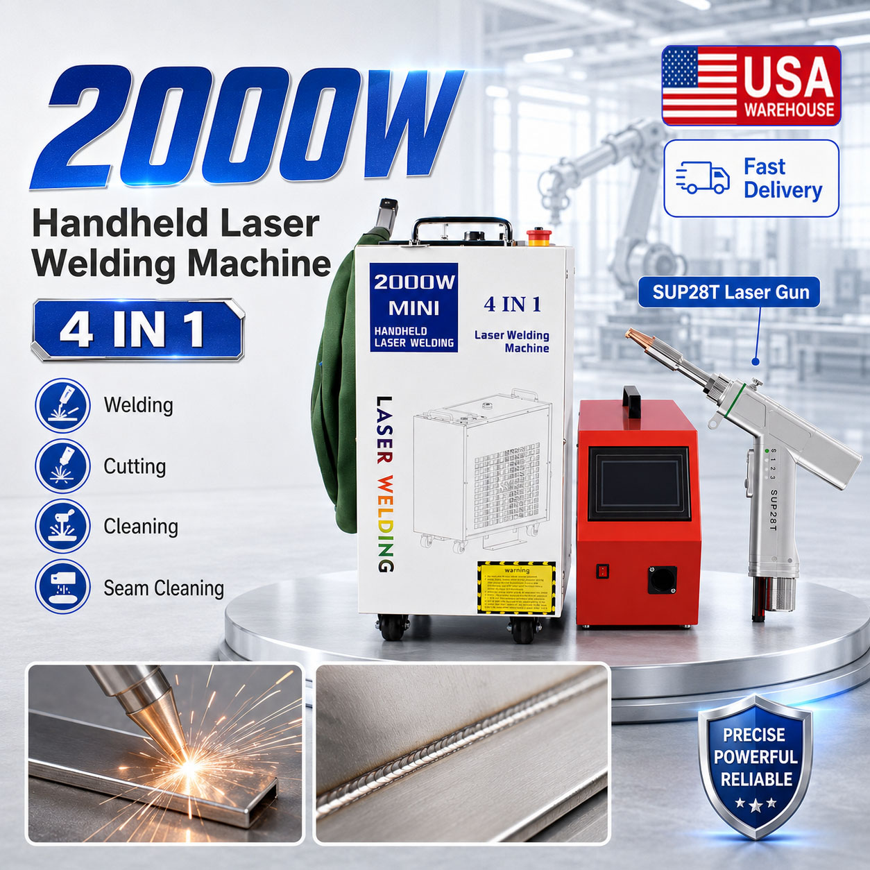 BWT 2000W Fiber Laser Welding  - Laser Soldering Machine Handheld review and price