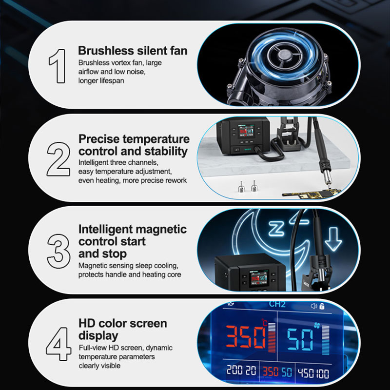 QUICK K8 Pro Intelligent Hot A - Infrared Bga Rework Station review and price