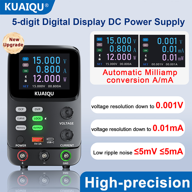 KUAIQU 5-Digit Ultra Precision - High Precision Dc Power Supply 30V 10A review and price