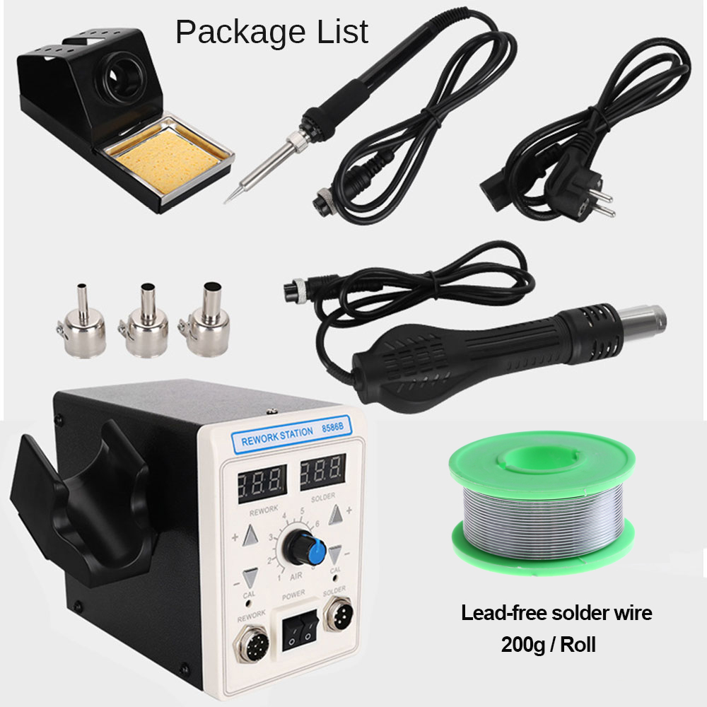 APD-8586B 750W Digital ESD 2 i - 2 In 1 Soldering Rework Station 750W review and price