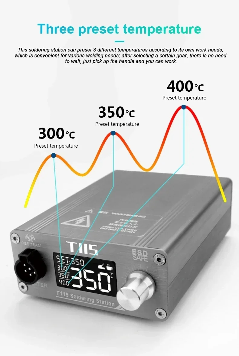 OSS T115 Micro Nano Electric S - C115 Nano Soldering Iron Station review and price