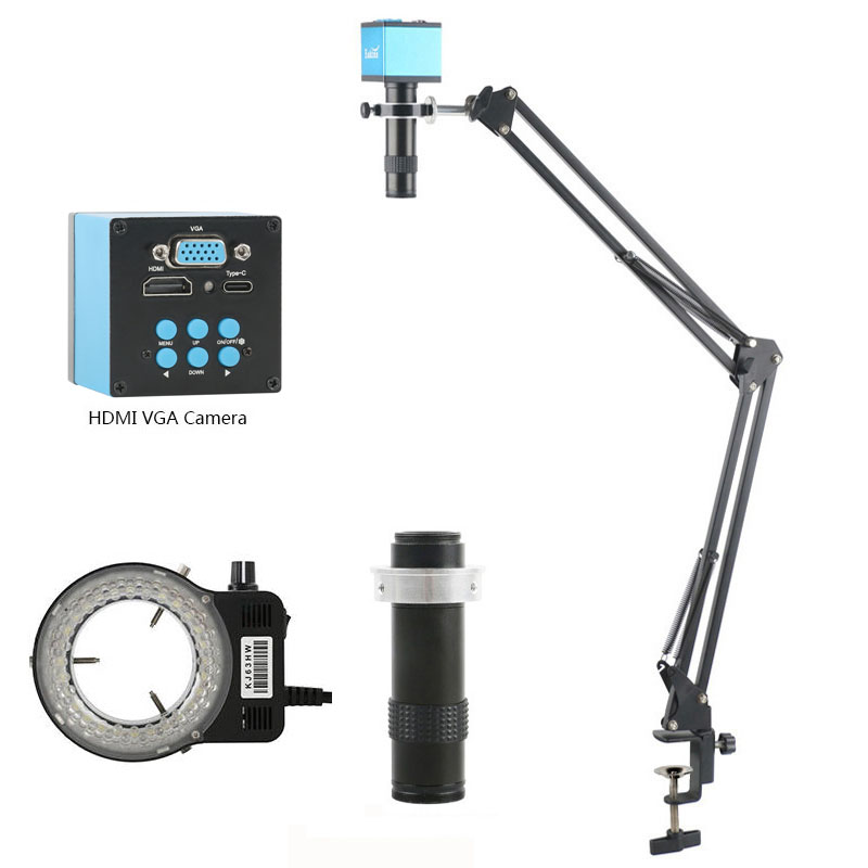 1X-200X Adjustable Zoom 4K 2K  - 4K Microscope Camera Sony Sensor review and price