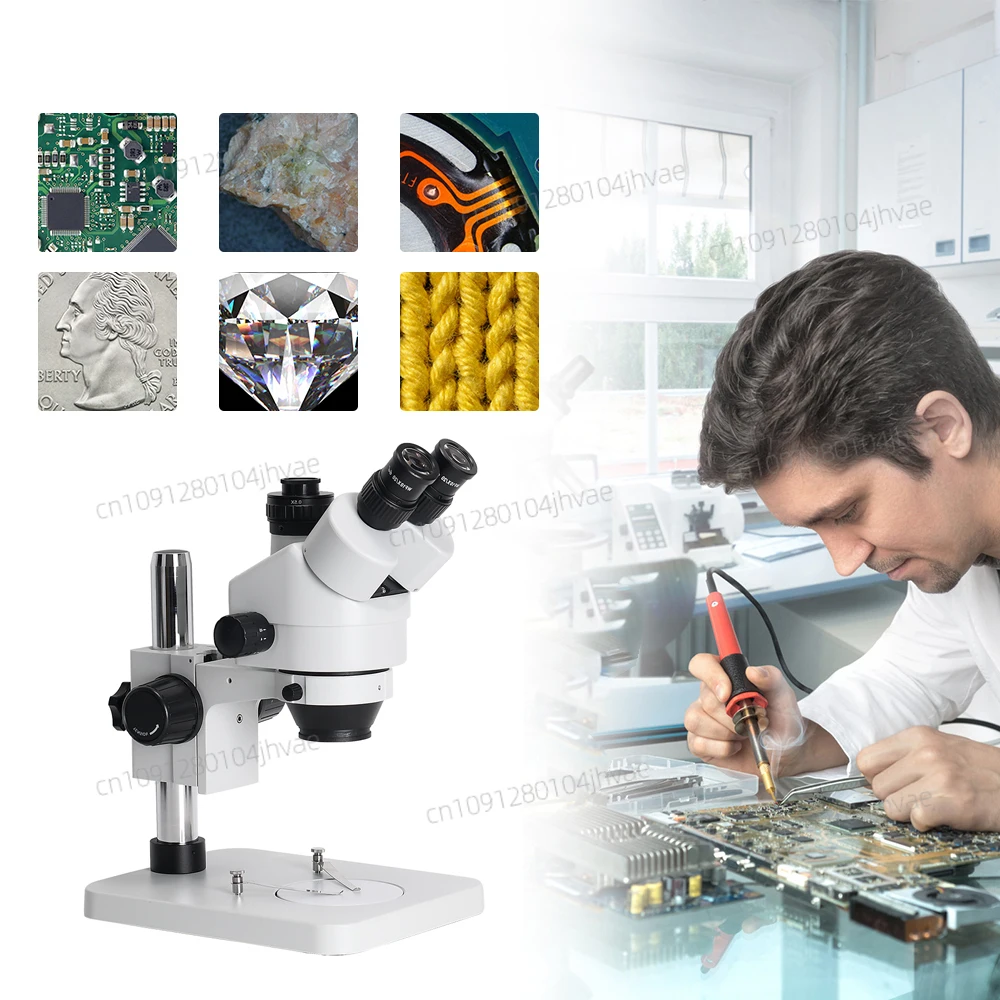 2025 NEW Real Photo 3.5X-45X   - Trinocular Stereo Microscope 7X-45X review and price