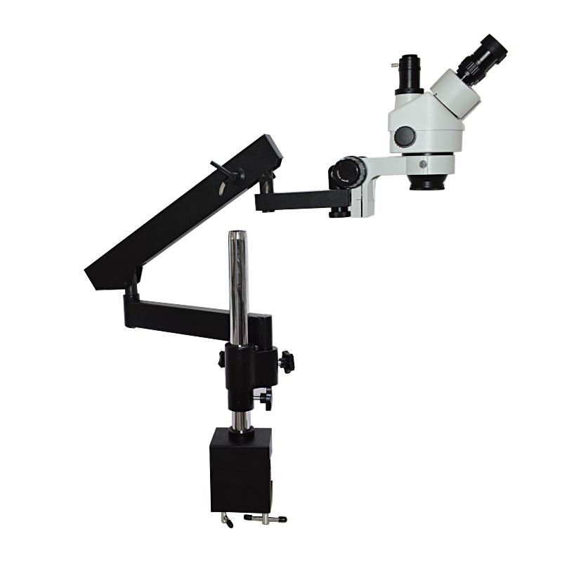 48MP 3.5X-90X Flexible Moving  - Articulating Arm Boom Stand Microscope review and price