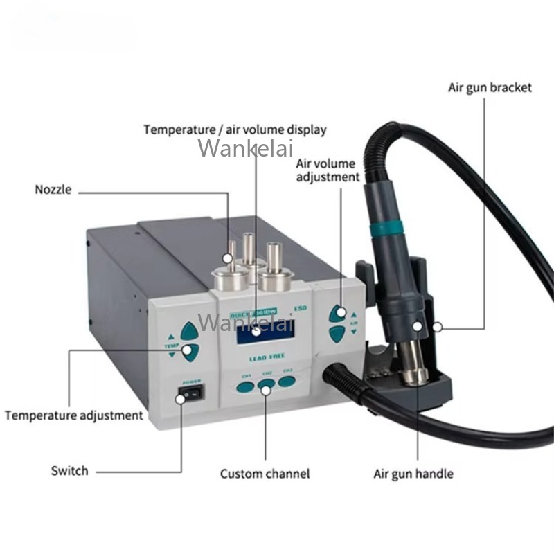 Original 1000W 220/110V QUICK  - Hot Air Rework Station 861Dw review and price