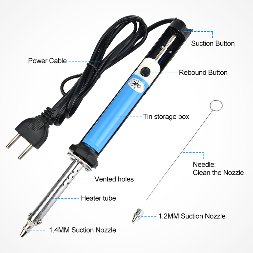 US 110V EU 220V Electric Tin S - Desoldering Pump Electric Vacuum Station review and price