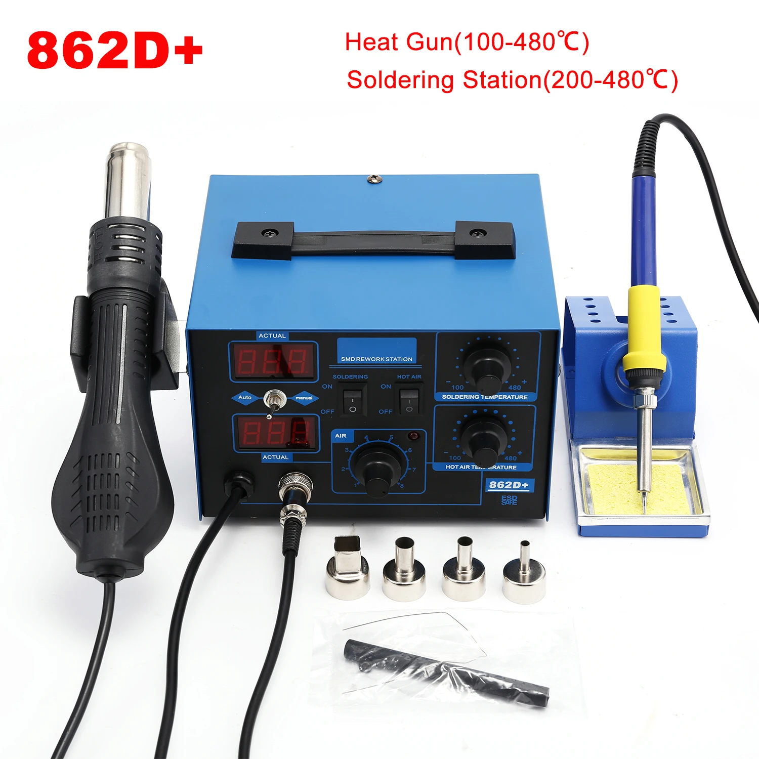 2 In 1 750W Soldering Station  - 2 In 1 Soldering Rework Station 750W review and price