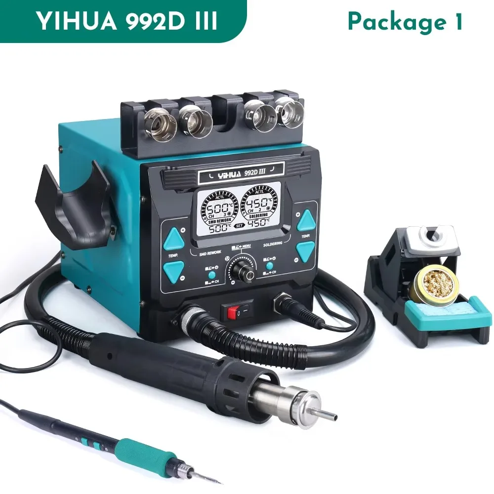 YIHUA992D-III 1000W High Power - C210 Precision Soldering Station review and price