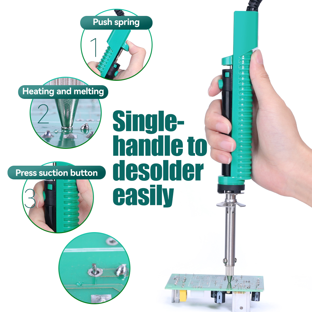 YIHUA 929D-V Tin Sucker Electr - Desoldering Pump Electric Vacuum Station review and price