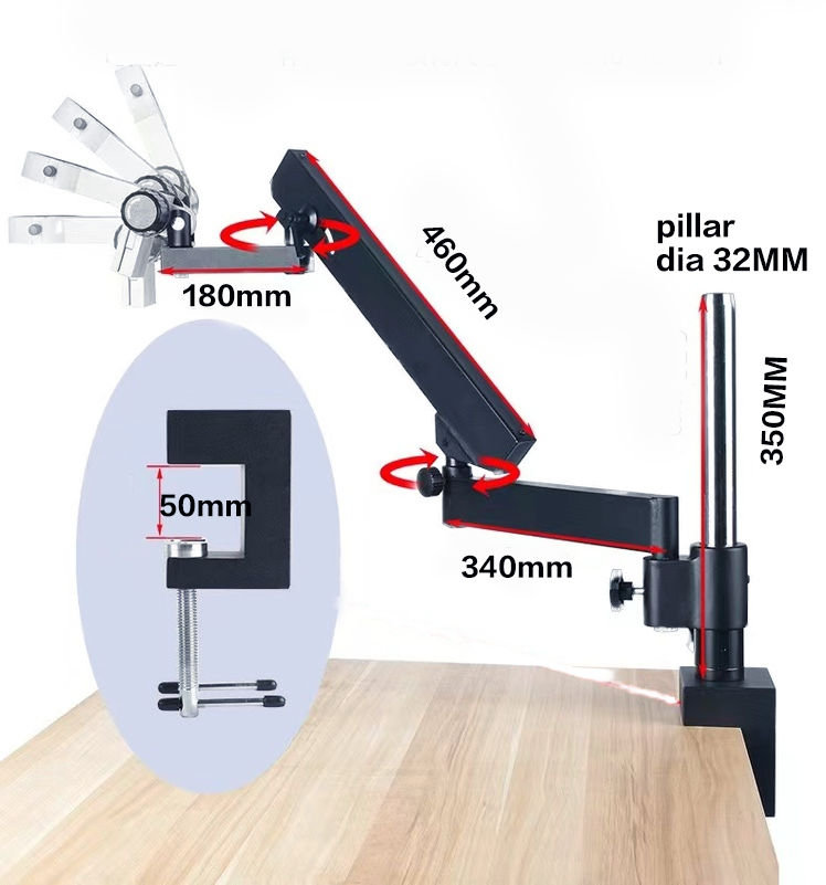 Flexible Articulated Arm Large - Articulating Arm Boom Stand Microscope review and price