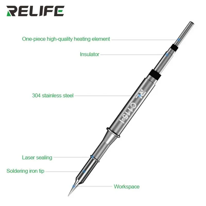 RELIFE C115-K/I/IS Nano-level  - C115 Nano Soldering Iron Station review and price