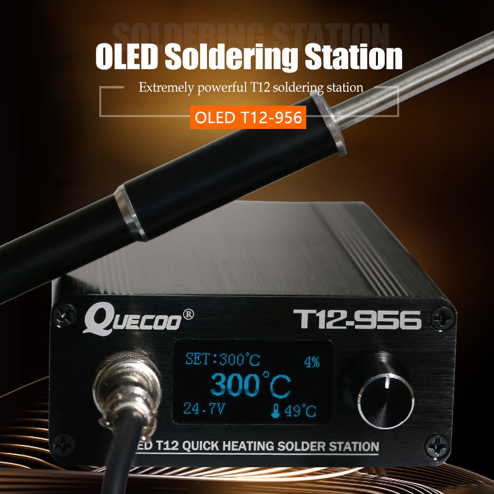 QUECOO T12-956 Soldering Digit - T12 Soldering Station Oled review and price