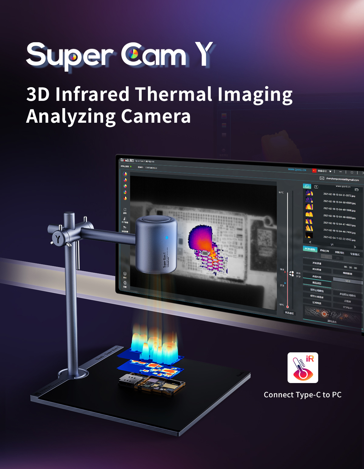 QIANLI Super Cam Y Pro 3D Ther - Thermal Imaging Camera Pcb Repair review and price