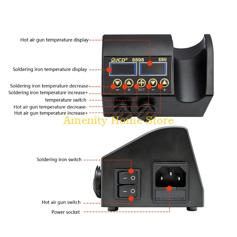 F26C 750W Rework Soldering Sta - 2 In 1 Soldering Rework Station 750W review and price