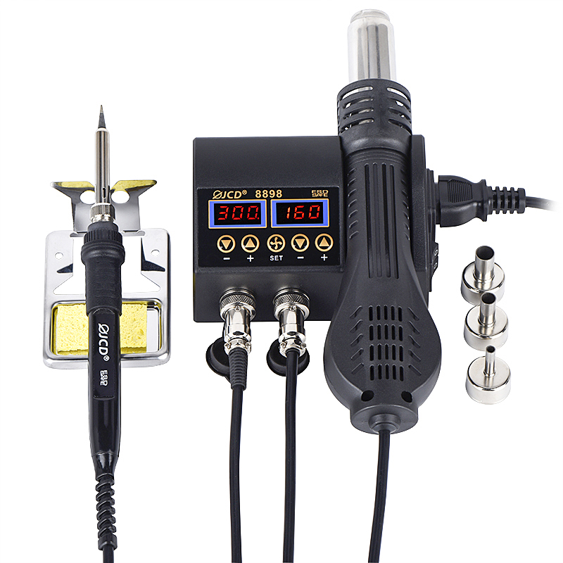 JCD 2 in 1 8898 Soldering Stat - 2 In 1 Soldering Rework Station 750W review and price