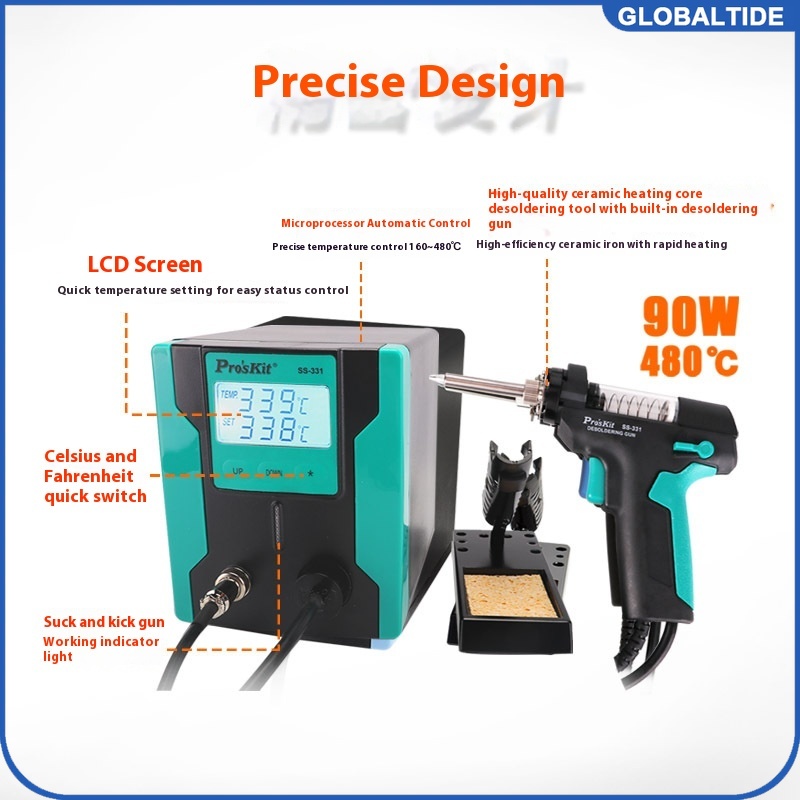 SS-331 LCD Digital Electric De - Desoldering Pump Electric Vacuum Station review and price