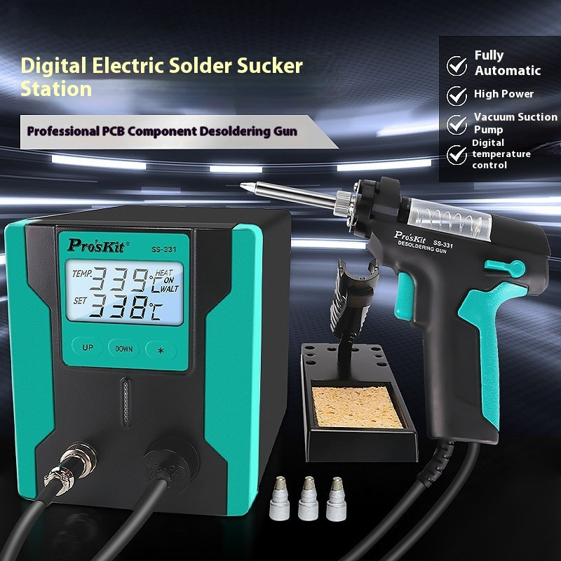 SS-331 LCD Digital Electric De - Desoldering Pump Electric Vacuum Station review and price
